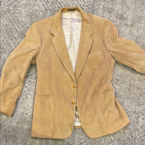 Tan Corduroy Sport Coat 40R - Picture 1 of 12